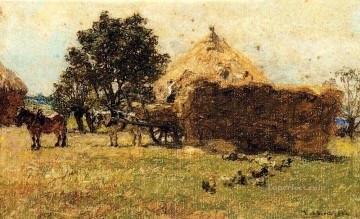 建設 ドゥヌ・ムールの田園風景 農民 レオン・オーギュスティン・レルミット Oil Paintings